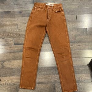 Re/done camel jeans